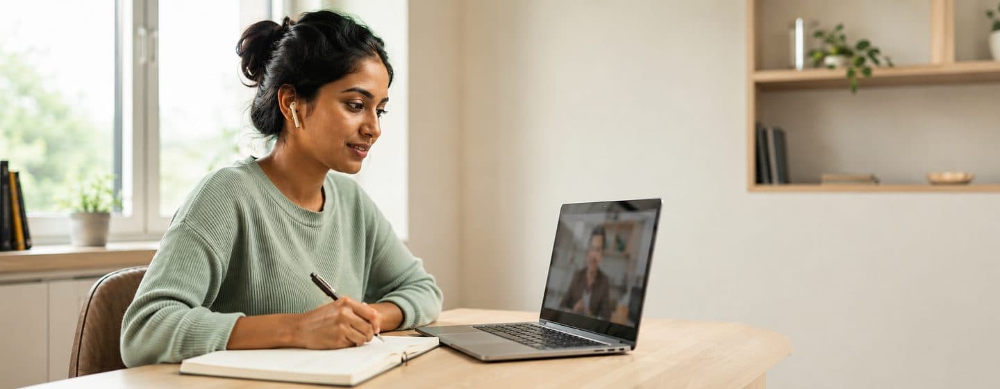 Sri Lankan candidate taking MALIROSA online German language course from A1 to B2, German classes for Sri Lanka